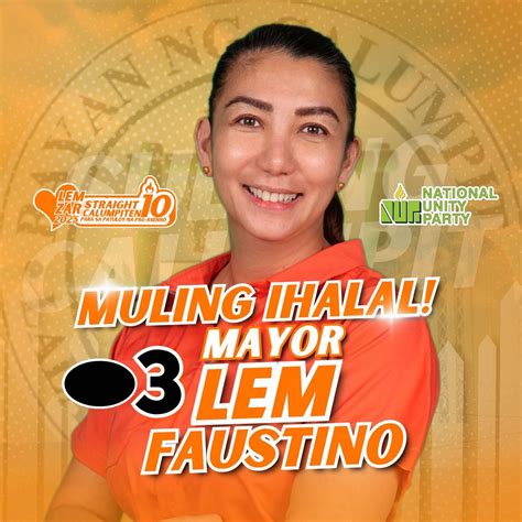 glorime m. faustino|Lem Faustino .